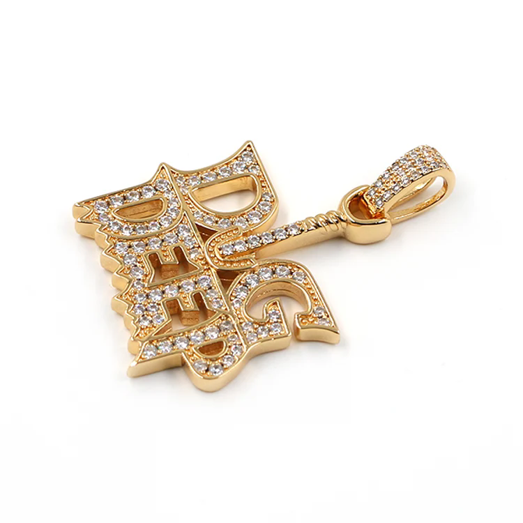 Letter Hip Hop Pendant